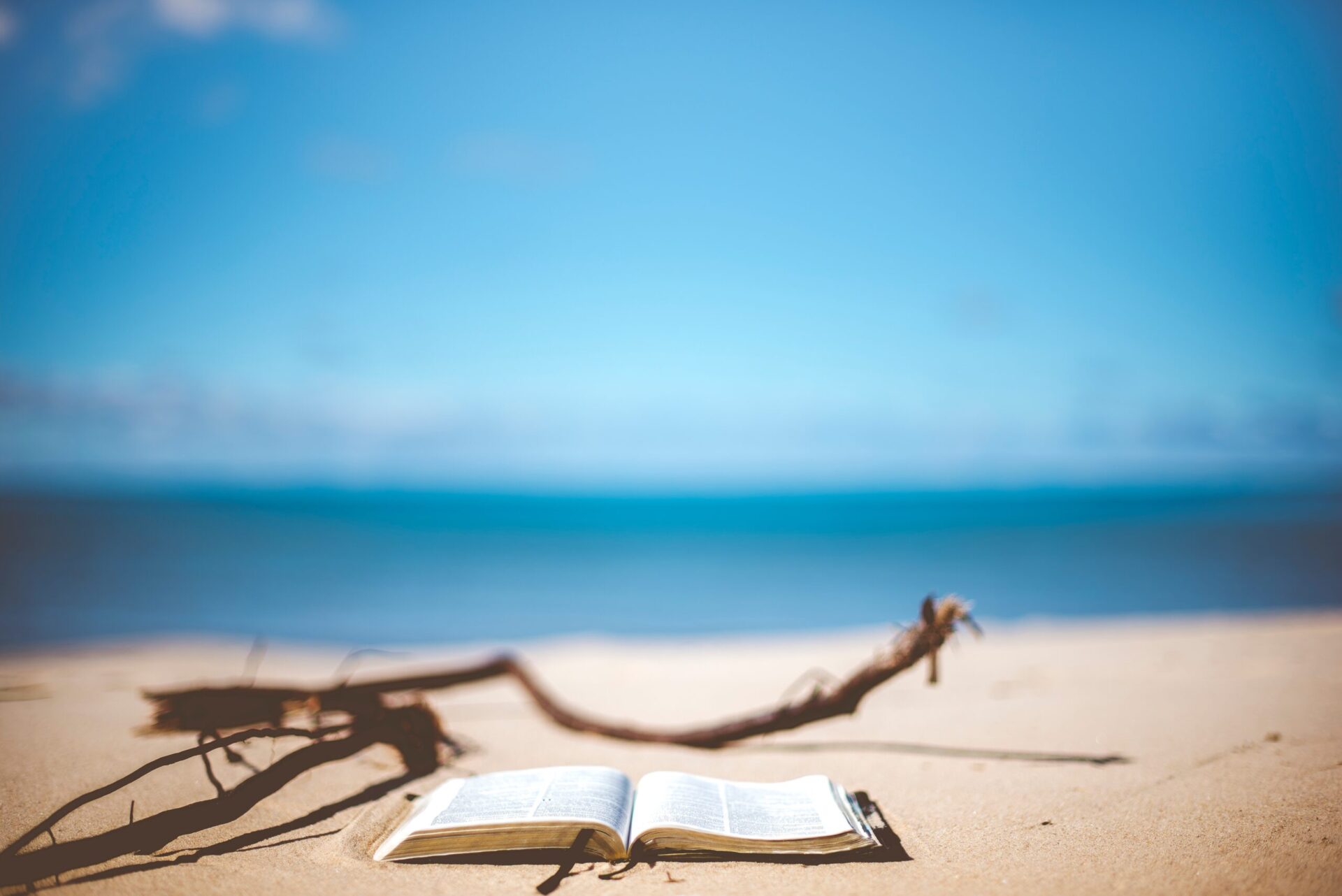 C'est un libre ouvert sur une paisible plage de sable